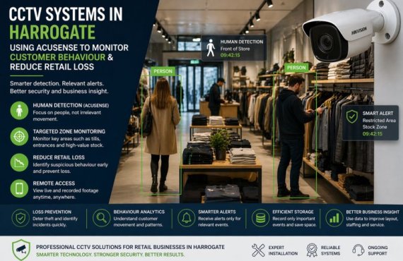 CCTV Systems in Harrogate: Using AcuSense to Monitor Customer Behaviour and Reduce Retail Loss