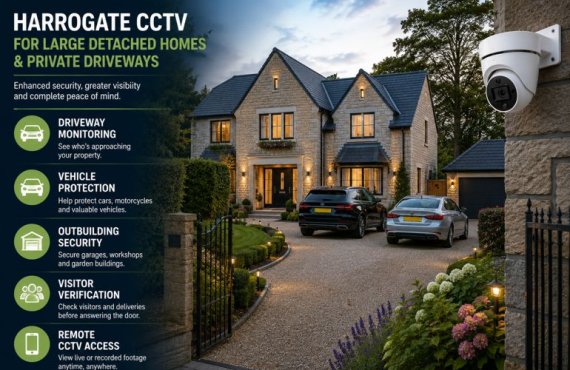 Harrogate CCTV for Large Detached Homes and Private Driveways